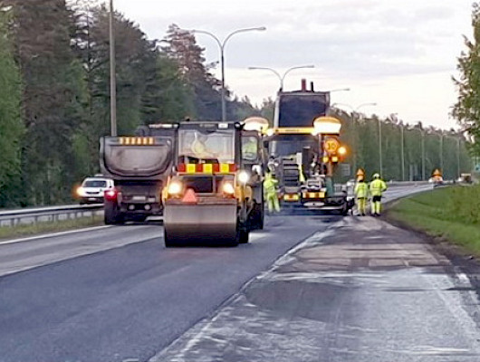 Kesän 2022 päällystystöiden sesonki aloitettu