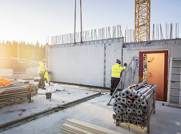 Elementtiväestönsuojat ja -moduulikylpyhuoneet nopeuttavat hankkeen läpimenoaikaa – betoni takaa laadun