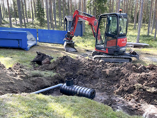 Kun salaojissa ja sadevesijärjestelmissä on ongelmia, J. Kallionsivu Oy auttaa