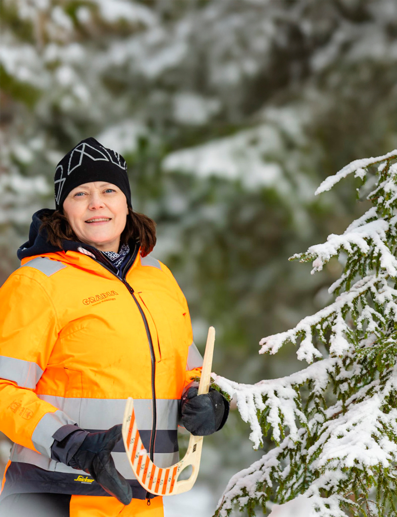 Metsäalan opettaja Riitta Kosonen