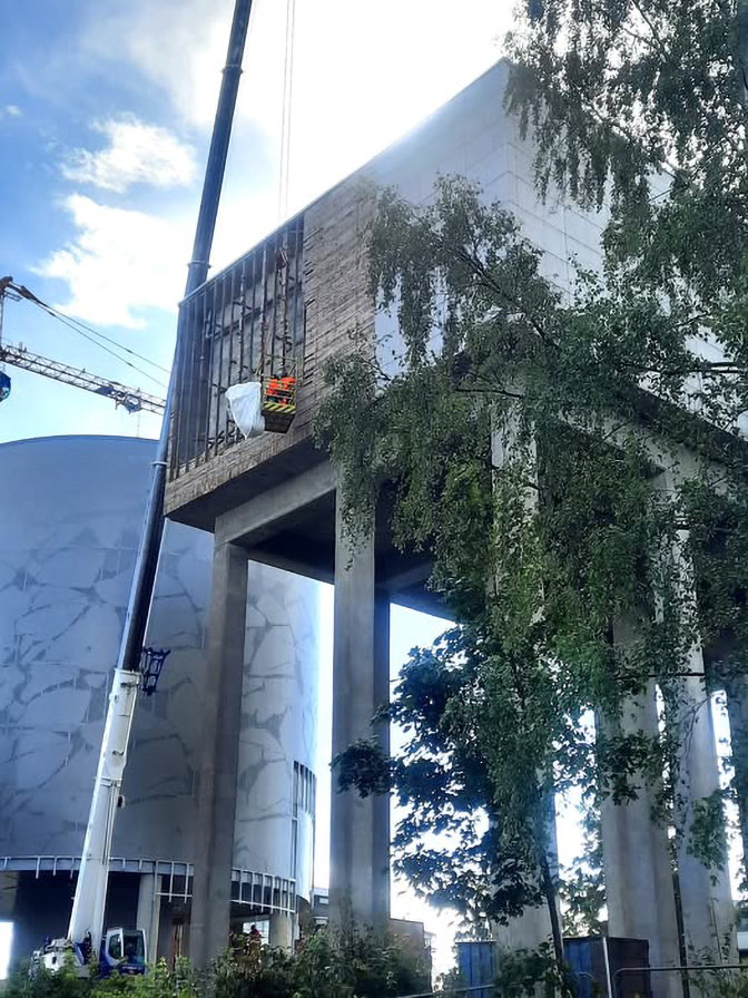 Uusi Joensuun Niinivaaran vesitorni otettiin käyttöön heinäkuussa