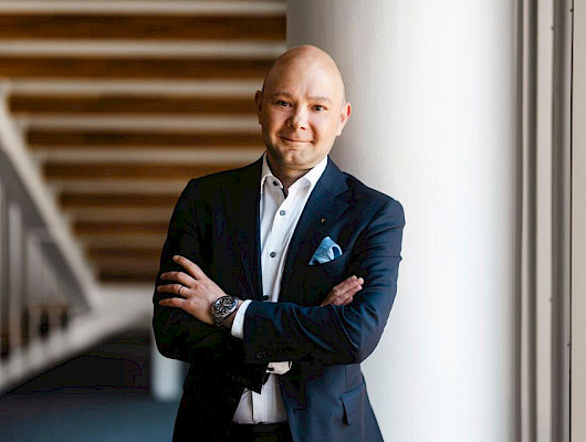 Suomen Yrittäjien puheenjohtaja Petri Salminen. Kuva: Jetro Stavén