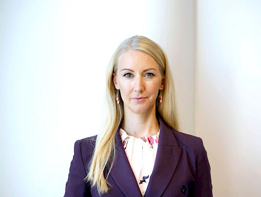 Keskuskauppakamarin johtava asiantuntija Suvi Pulkkinen. Kuva: Liisa Takala.