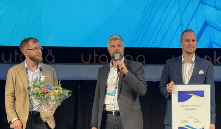 Vuoden 2025 sähkösuunnittelija on Granlund Oy