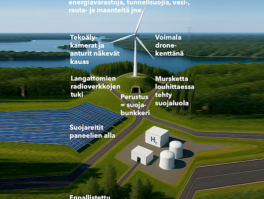 Rajanylityskuntiin bunkkereita voimalarakentamisen yhteydessä - tavoitteena jopa 30 000 työpaikkaa