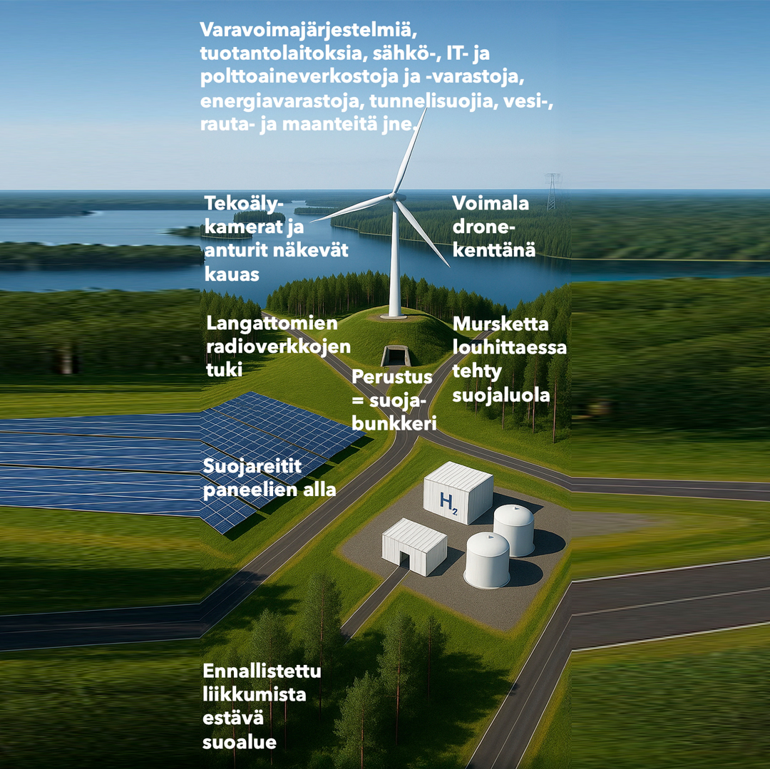 Rajanylityskuntiin bunkkereita voimalarakentamisen yhteydessä - tavoitteena jopa 30 000 työpaikkaa
