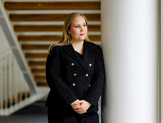 Suomen Yrittäjien omistajanvaihdostoiminnan päällikkö Inkeri Sundberg. Kuva: Johanna Erjonsalo.