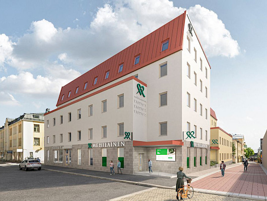 Havainnekuva Vuorikatu 21