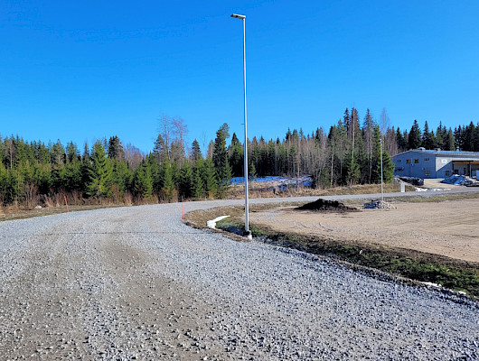 Uudenkylän teollisuusaluetta maaliskuussa 2026.