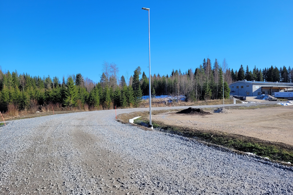 Uudenkylän teollisuusaluetta maaliskuussa 2026.