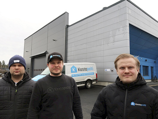 Perheyritystä vievät eteenpäin veljekset Lasse, Mikko ja Anssi Kekäläinen.