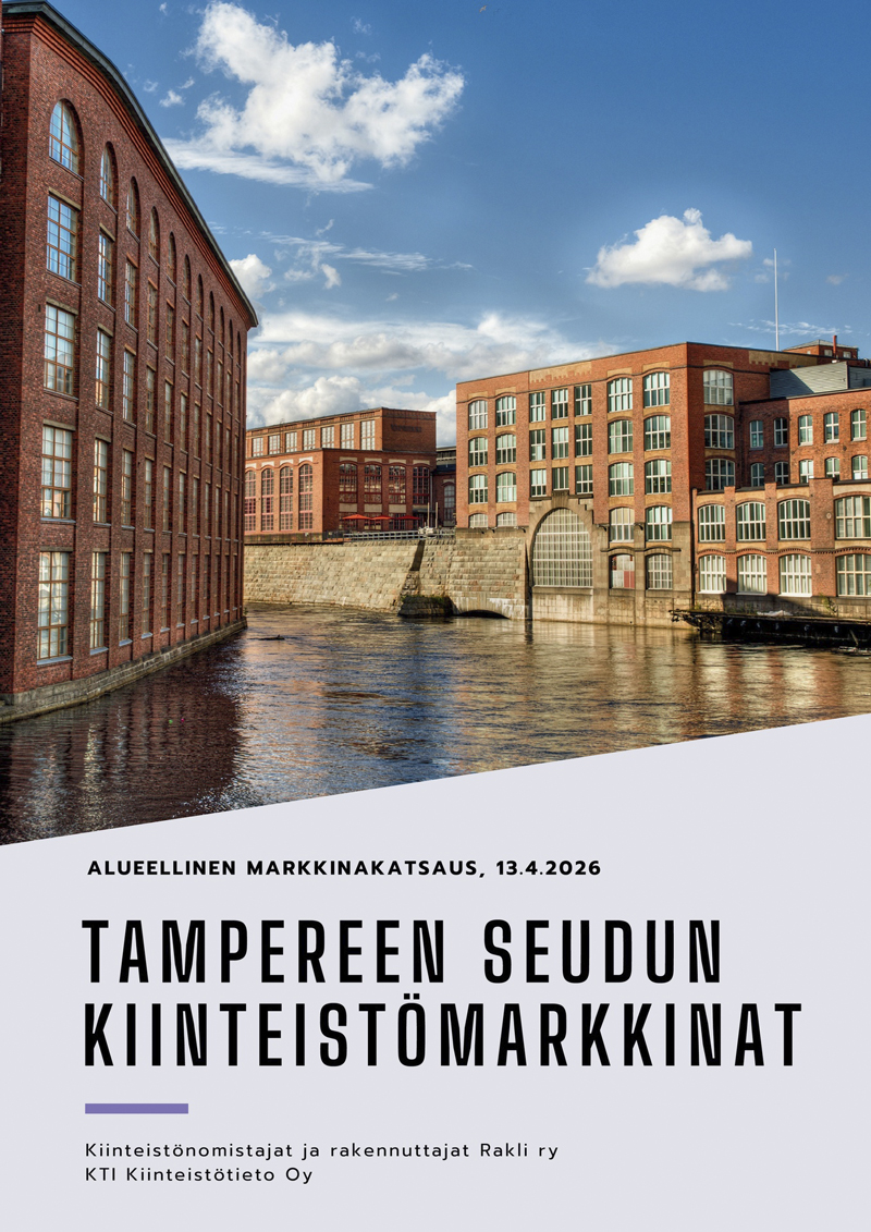 Tampereen seudun kiinteistömarkkinat vilkastuivat vuonna 2025