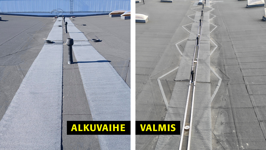 Thermofelt on ratkaisu teollisuuskohteiden kattojen haastavaan lumenpoistoon