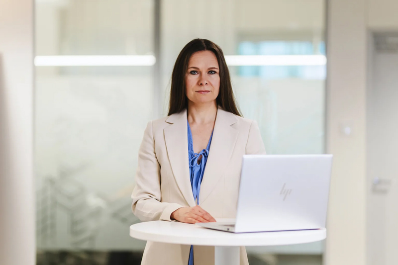 Suomen Yrittäjien johtaja, pääekonomisti Päivi Puonti. Kuva: Johanna Erjonsalo.