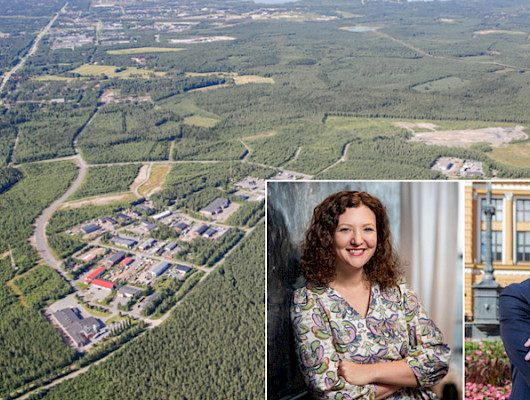 Oulun kaupunki ja ABO Energy allekirjoittivat yhteistoimintasopimuksen vetylaitoshankkeesta. Kuvassa ABO Energy Suomi Oy:n hankejohtaja Amanda Cardwell sekä Oulun kaupunginjohtaja Ari Alatossava. Kuva: ABO Energy/Oulun kaupunki