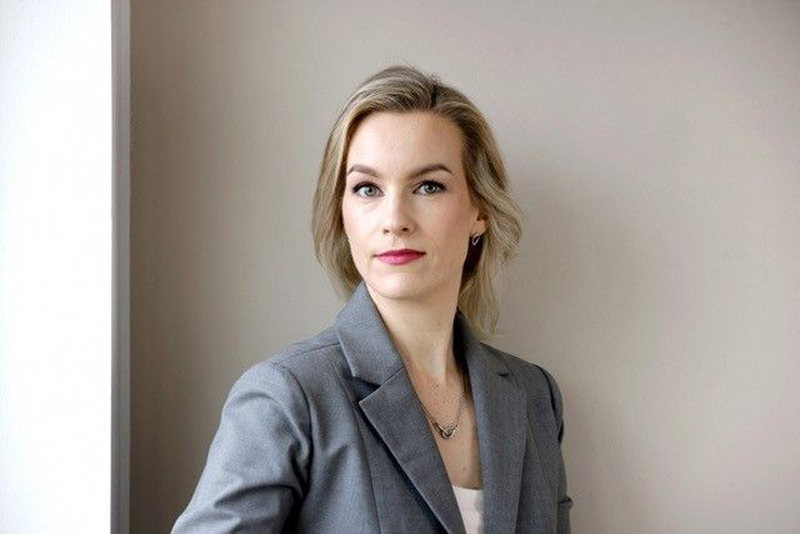 Teknologiateollisuuden johtava ekonomisti Hanne Mikkonen. Kuva Liisa Takala Teknologiateollisuus.