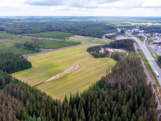 Kylmäpuron alue ilmakuvassa.