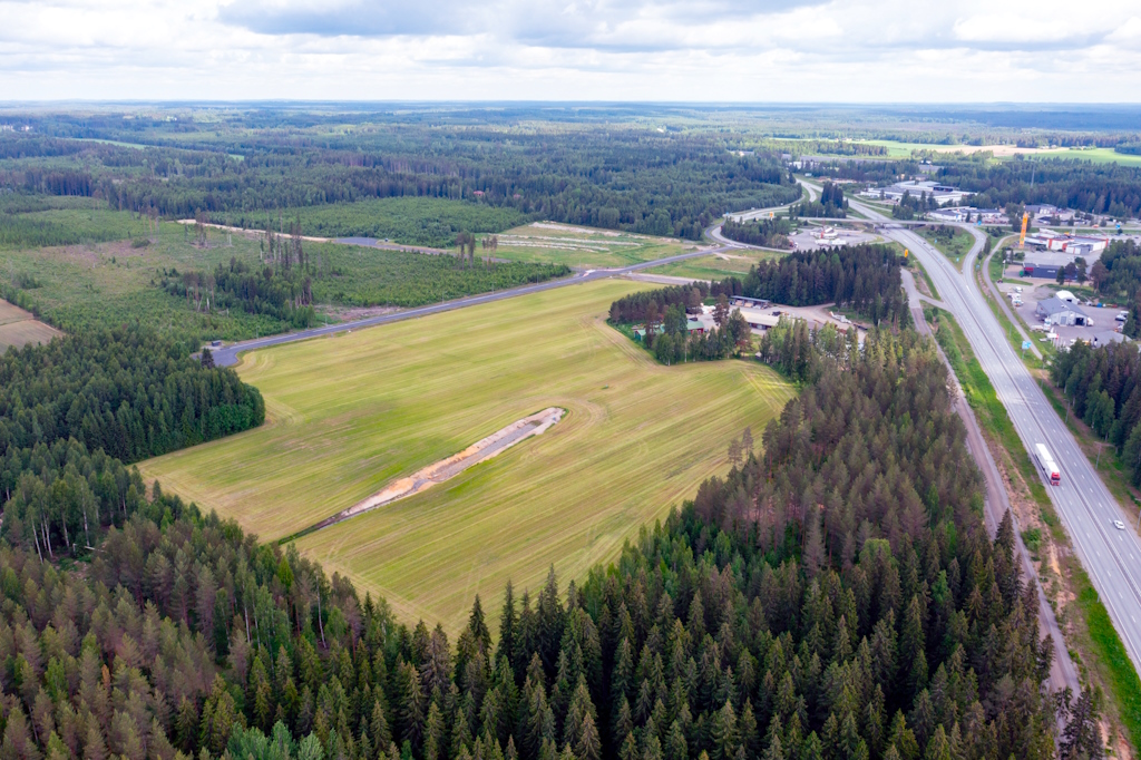 Kylmäpuron alue ilmakuvassa.