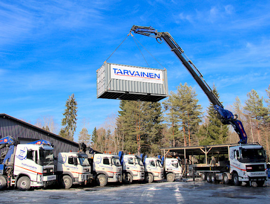 Kuljetusliike J. Tarvainen Oy – kuljetus- ja nostopalveluja jo vuodesta 1948