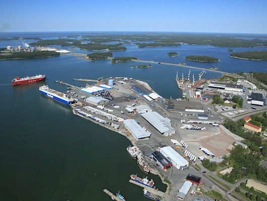 Uudenkaupungin satamasta on suora yhteys Keski-Eurooppaan