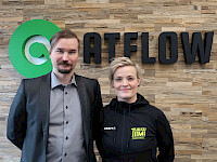 “Helppokäyttöisyys ja asiakaskokemuksen miellyttävyys ovat verkkokaupassa tärkeitä”, toteavat atFlow’n toimitusjohtaja Pekka Rönkkönen ja Joen Tukkutiimin yrittäjä Lea Lamberg.