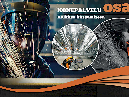 Konepalvelu Osa Oy – hitsauskoneiden myyntiä, vuokrausta ja ylläpitopalveluita